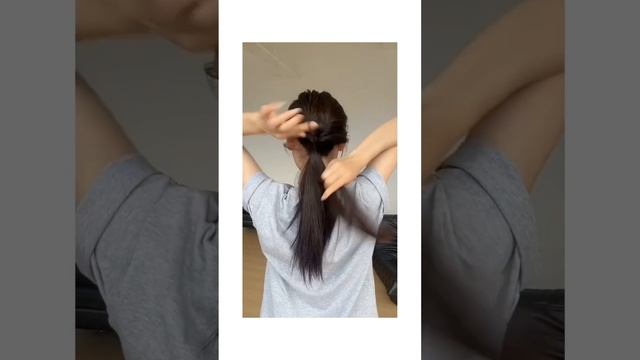 easy hairstyle ideas ?? #shorts #glowup #hairstyle #tutorial #tips #aesthetic #viral #trending