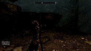 Skyrim 9 Ветреный пик Забрать Драконий камень 2 Дракон в небе Skyrim