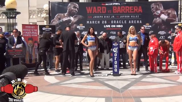 (OFFICIAL WEIGH-INS) ANDRE WARD & SULLIVAN BARRERA FIRED UP!!!! DONTAE'S BOXING NATION смотреть онлайн