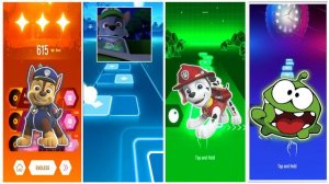 Paw Patrol Chase 🆚 Paw Patrol Rubble 🆚 Paw Patrol Marshall 🆚 Om Nom🆚 WHO WILL WIN?