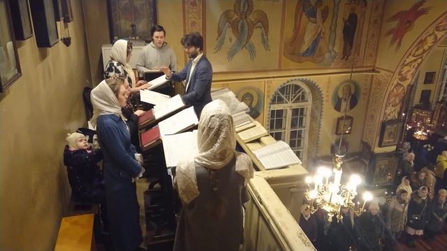 Хор храма Архистратига Михаила - Стихира на стиховне - Еже от Девы Солнце...- глас 6 - Богоявление
