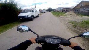 ПЕРВАЯ ПОКАТУШКА НА СКУТЕРЕ HONDA DIO AF27!
