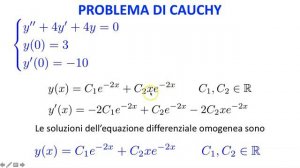 Equazione differenziale lineare omogenea del secondo ordine a coefficienti costanti, delta nullo