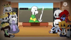 Undertale react to Glitchtale Frisk vs Betty R