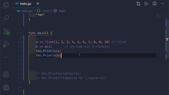 Go Tutorial (Golang) 13 - Slices in Golang
