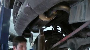 Замена глушителя Chevrolet Niva .Замена глушителя в СПБ .