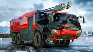 Австрийская Пантера на аэродромах ВКС РФ Пожарная машина Rosenbauer Panther 6x6