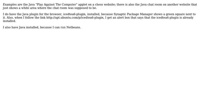 Ubuntu: Why can I not see Java applets in Firefox 8 on Ubuntu 10.04? смотреть онлайн