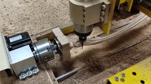 Desk Proto 7 поворотная ось обработка ниже оси (центра заготовки)