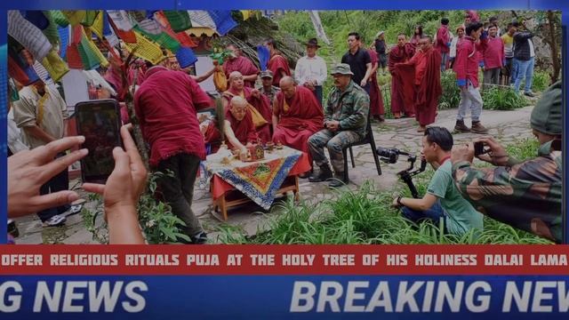 Nechung Kuten | Oracle Visited Pangchen Valley | Holy Tree of His Holiness 14th Dalai Lama смотреть онлайн