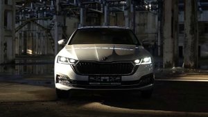 Как работает освещение Шкода Октавия А8 в максимальной комплектации (New Skoda Octavia A8 2021)
