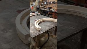 Как изготавливается часть арочной двери...