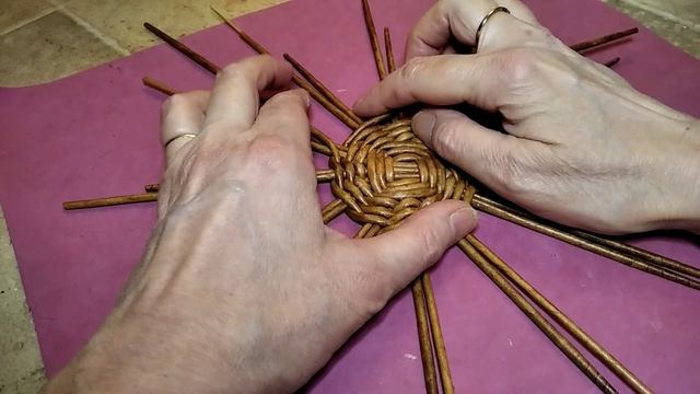 Круглое донышко ситцем