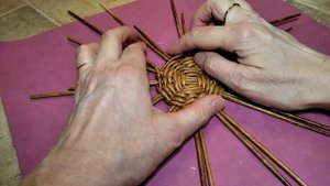 Круглое донышко ситцем