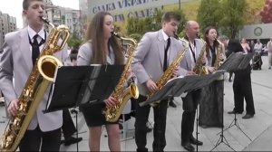 Духовий оркестр КІМ ім. Р.М. Глієра. «Каприччіо» для 5-ти саксофонів.