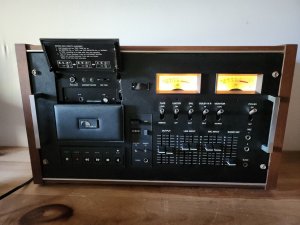 Кассетный стереомагнитофон Nakamichi 1000 Tri-Tracer с 3 головками-Япония- выпускалась 1973 — 1977-г