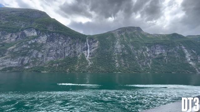 Geiranger to Hellesylt Fjord ferry ride 2021 смотреть онлайн