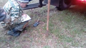 Статическое зондирование грунта для расчёта свай.