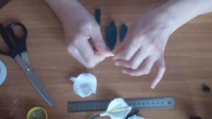 Каллы из фетра, как декор для шляп