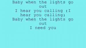 David Guetta - Baby when the lights go out Lyrics