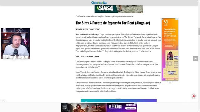 VAZOU TUDO da NOVA EXPANSÃO!! CAPA, DESCRIÇÃO, DATAS e MAIS!! | The Sims 4 смотреть онлайн