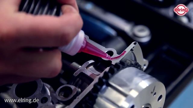 Elring. Нанесение герметика на ГБЦ AFD 2018 смотреть онлайн