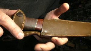 Опыт № 187 нож Таежный 2 сталь ЭИ 107 Росоружие Златоуст