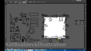 Как создать векторную бесшовную текстуру в Adobe Illustrator