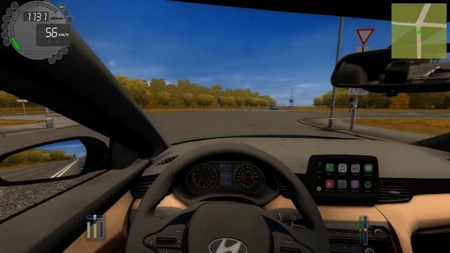 Hyundai Veloster N 2019.City Car Driving. смотреть онлайн