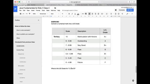 Java Fundamentals for Kids // Class 4