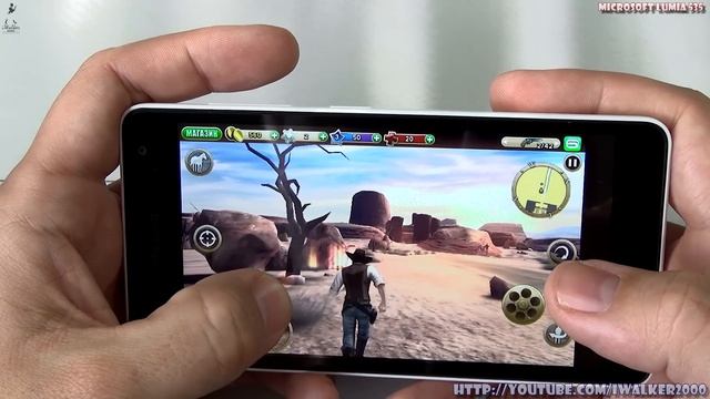 Игры:тесты Microsoft Lumia 535 в 3D - Rival Knights, Overkill 3, Six Guns, Brothers in Arms смотреть онлайн