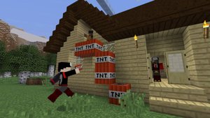 Когда решил построить дом. Майнкрафт.