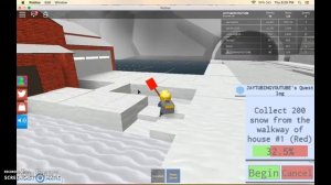 SNOW DAY!!|Snow Shoveling Simulator| Roblox