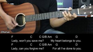 She's Gone - Steelheart | EASY Guitar Tutorial with Chords / Lyrics - Guitar Lessons