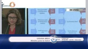 Para la ministra Melo índices de salud en Venezuela cumplen estándares