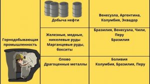 Материк Южная Америка - Хозяйство. Экологические проблемы