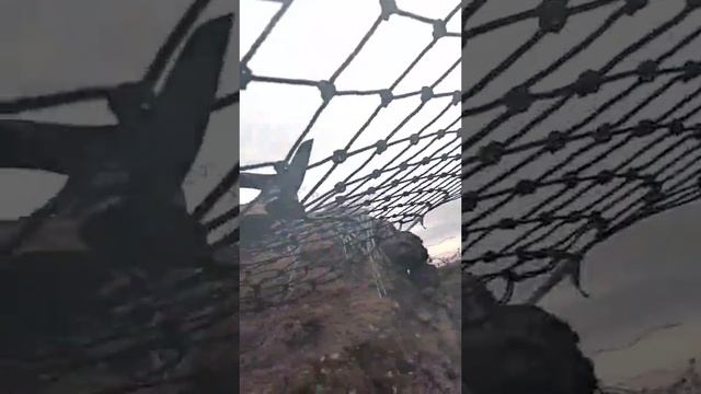 Сеть как одно из средств защиты окопов от дронов смотреть онлайн