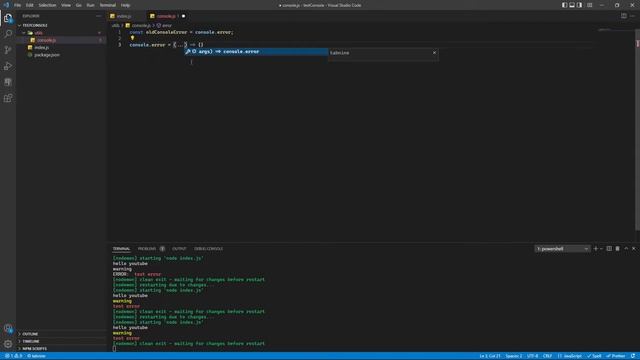 Модернизация вывода текста в консоль в Visual studio code #console #vscode