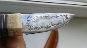 Нож "ПОДАРОК" кованный нож своими руками