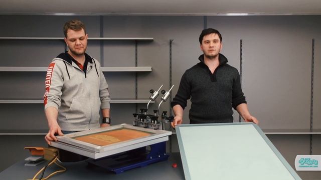 Настольный ручной станок трафаретной печати с вакуумным столом от компании Зенон смотреть онлайн