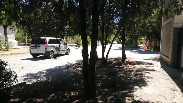 Прогулки по Евпатории, ул. Токарева, море