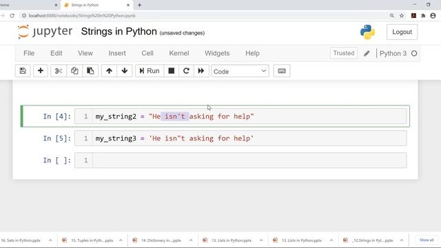 12 Strings Part 1 in Python смотреть онлайн