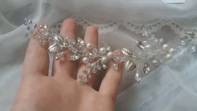 Обзор✨Веточка в прическу с бусинами shell pearl/Review✨A twig in a hairstyle with shell pearl beads