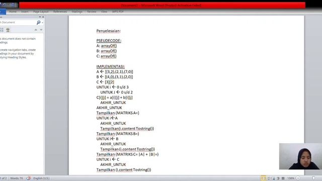 CARA PERKALIAN MATRIKS DENGAN PEMOGRAMAN KOTLIN (UAS ALGORITMA & PEMOGRAMAN A3) BY AULIA RAHMA HUSN смотреть онлайн