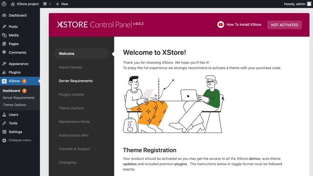 [01] How to Install and Use the XStore WordPress WooCommerce Theme + Import Dummy Content смотреть онлайн