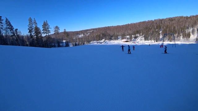 горнолыжный курорт Булокуриха 2 Мишина гора спуск на лыжах