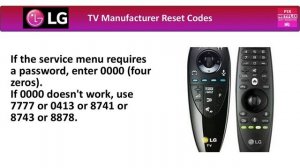 How To Enter LG TV Service Menu Code || LG TV Secret Menu Code || LED TV Hard Reset Easy Method