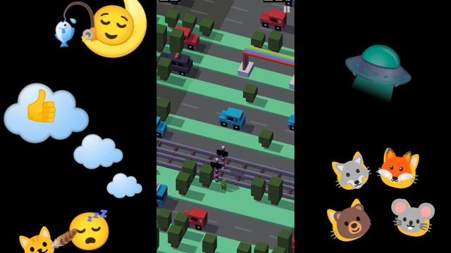 Самая. Раздражительная. Игра. CROSSY ROAD. смотреть онлайн