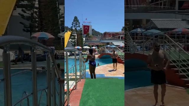 Аквапарк Алании, Alanya Water Park, Турция, Алания-центр. Июль 2022. смотреть онлайн