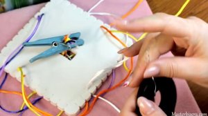 Кумихимо на 8 нитей - Круглый Браслет